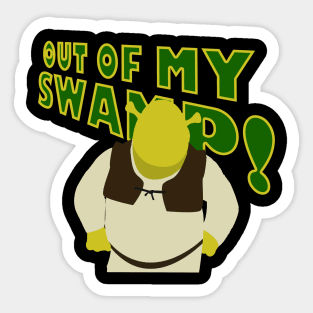 Out of My Swamp - Ogre Sticker